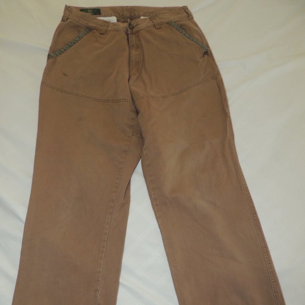 VTG Mens ORVIS DOUBLEFRONT Cotton Duck Pants 34x30